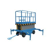 Подъемник ножничный передвижной 500 кг 9/11 м TOR SJY-0,5-9 AC 220В сетевой (Y)
